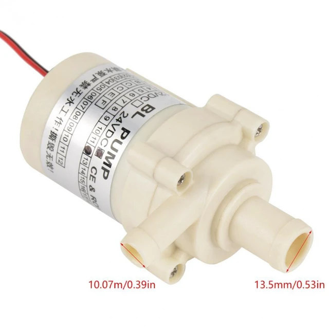 Alt view image 12 of 14 - DC 24V 12W Water Pump Food Grade Brushless Motor Pump for Aquarium Water Circulation System Water Pump