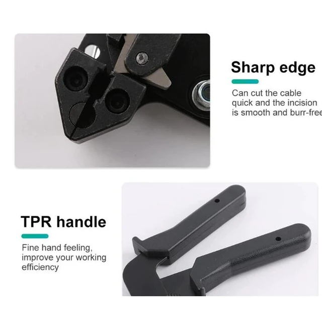 Alt view image 7 of 8 - ELECALL Cable Tie Gun Stainless Steel For Cable Tie Hand Cable Tie Fastening Tool Cable Tie Tensioning Tool Bundle Tools
