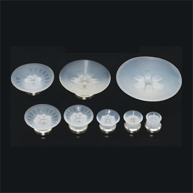 Alt view image 13 of 14 - 1Pcs Vacuum Air Sucker ZP-02/04/06/08UN/US ZP-06/08BN/BS ZP-6/8A ZP-10B White Black Pneumatic Vacuum Suction Cup(ZP25C,70R)