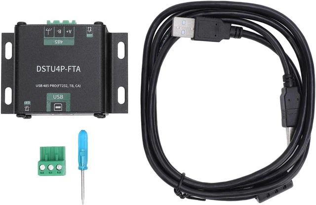 Alt view image 12 of 14 - USB to RS485 Converter, Serial Port Module, Industrial Control Adapter with FT232 SP3485 Industrial Chips & Isolated Circuit, Aluminum Alloy Shell