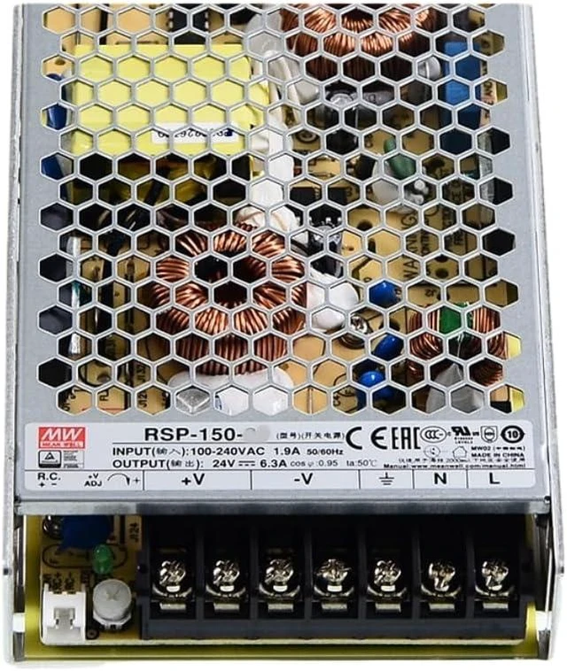 Alt view image 7 of 10 - Mean Well RSP 150W 3.2A Switching Power Supply RSP-150-48 AC/DC Single Output Slim Type Enclosed Power Supply Driver Transformer with PFC Function