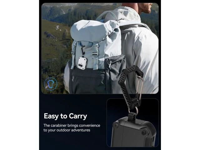 Alt view image 13 of 14 - for Airpods Pro 2 Protective Cases Automatic Pop-up with Safety Lock Clip, Shockproof Hard Shell Cover with Keychain, Drop-Resistant for Apple AirPods-CP52P-BK