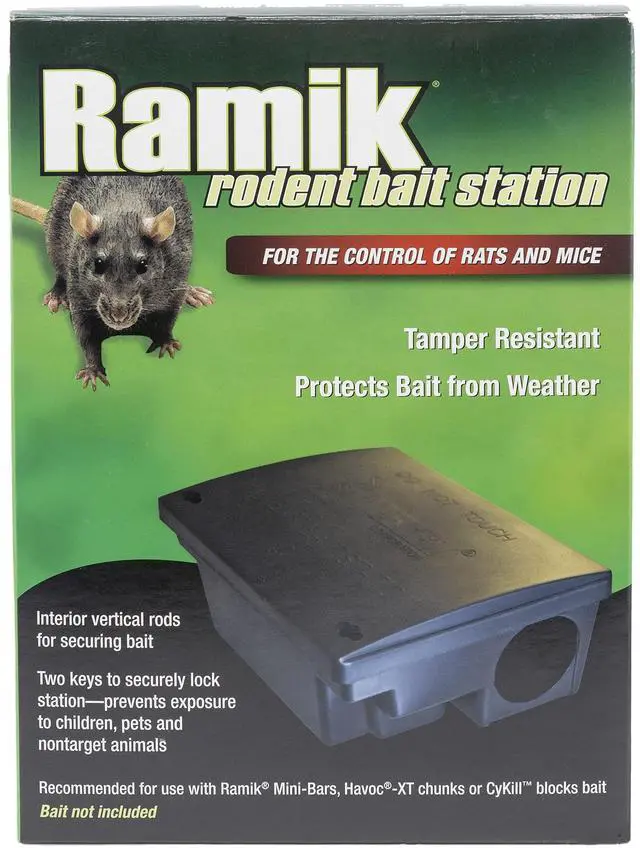 Alt view image 6 of 7 - Rodent Bait Station, Black