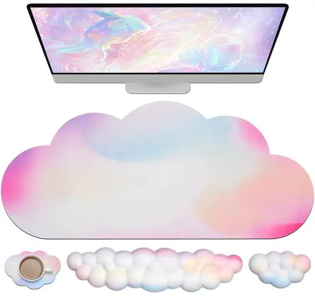 Main image of Ergonomic Keyboard Wrist Rest &Large Mouse Pad&Mouse Wrist & Cup Pad