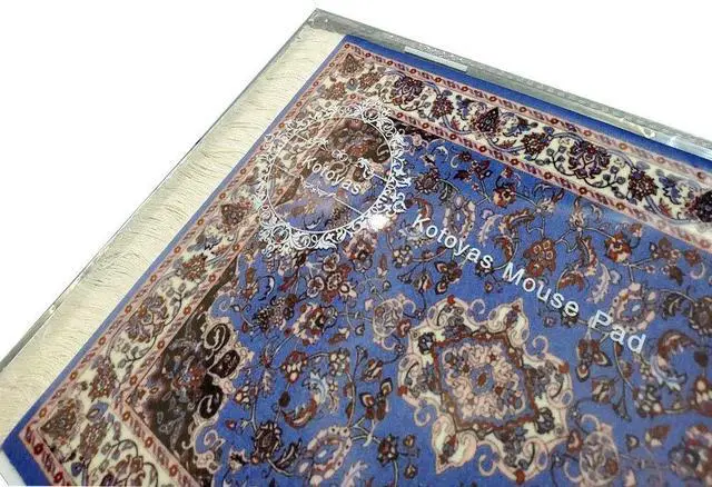 Alt view image 5 of 5 - Rug Mouse Pad, 2 Pack Woven Rug Bohemian Style Carpet Mouse Pad for Table Décor