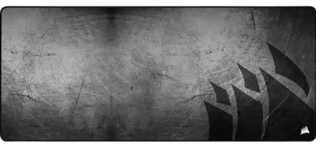 Main image of Extended XL Premium Spill-Proof Cloth Gaming Mouse Pad 36.6 Width x 15.7 Height Surface Black/Gray