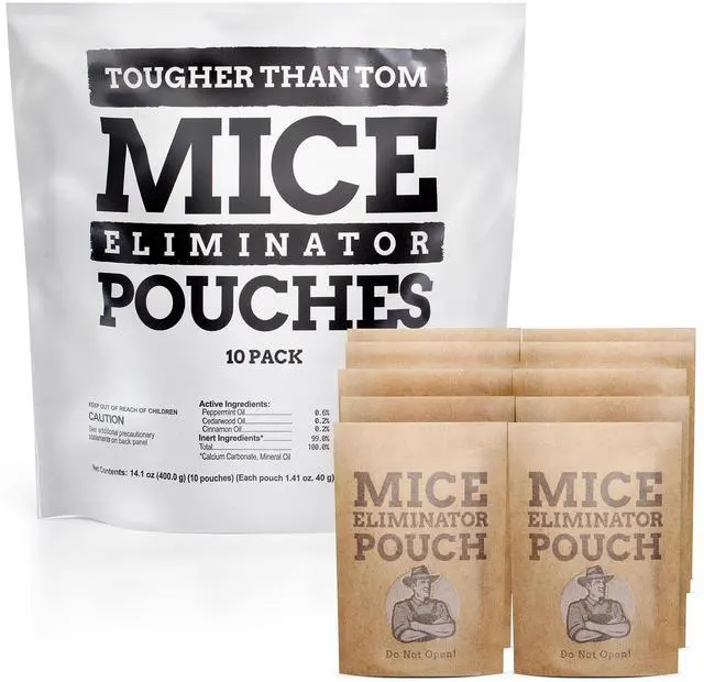 Main image of 10 Pack All-Natural Mice Repellent Pouches Harmless Peppermint Essential Oil Mouse Deterrent - Keep Mice Out of Your Home and Your Family Safe