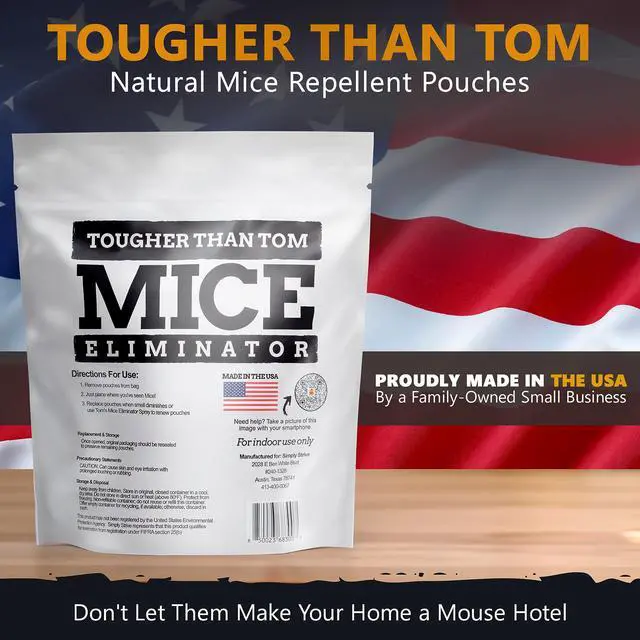 Alt view image 4 of 7 - 10 Pack All-Natural Mice Repellent Pouches Harmless Peppermint Essential Oil Mouse Deterrent - Keep Mice Out of Your Home and Your Family Safe