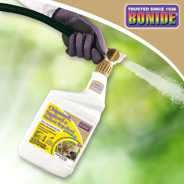 Alt view image 7 of 7 - Chipmunk, Squirrel & Rodent Repellent, 32 oz Ready-to-Spray