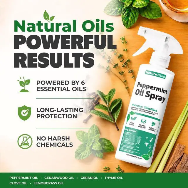 Alt view image 3 of 7 - Peppermint Oil Insect Repellent Spray (16oz)