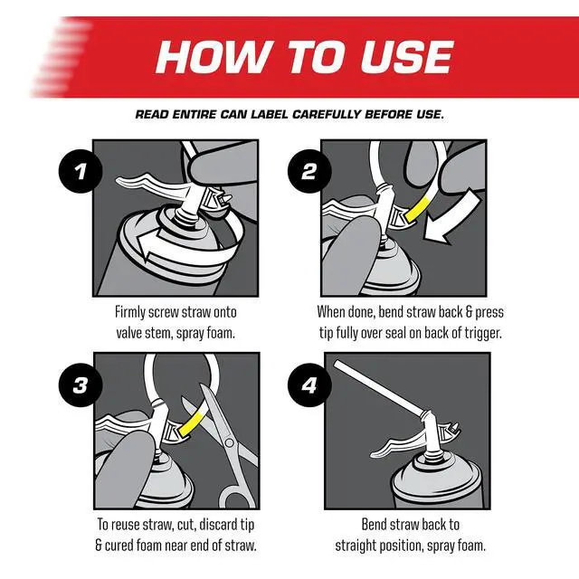Alt view image 4 of 7 - Rodent Block Expanding Foam Barrier, 12 oz.