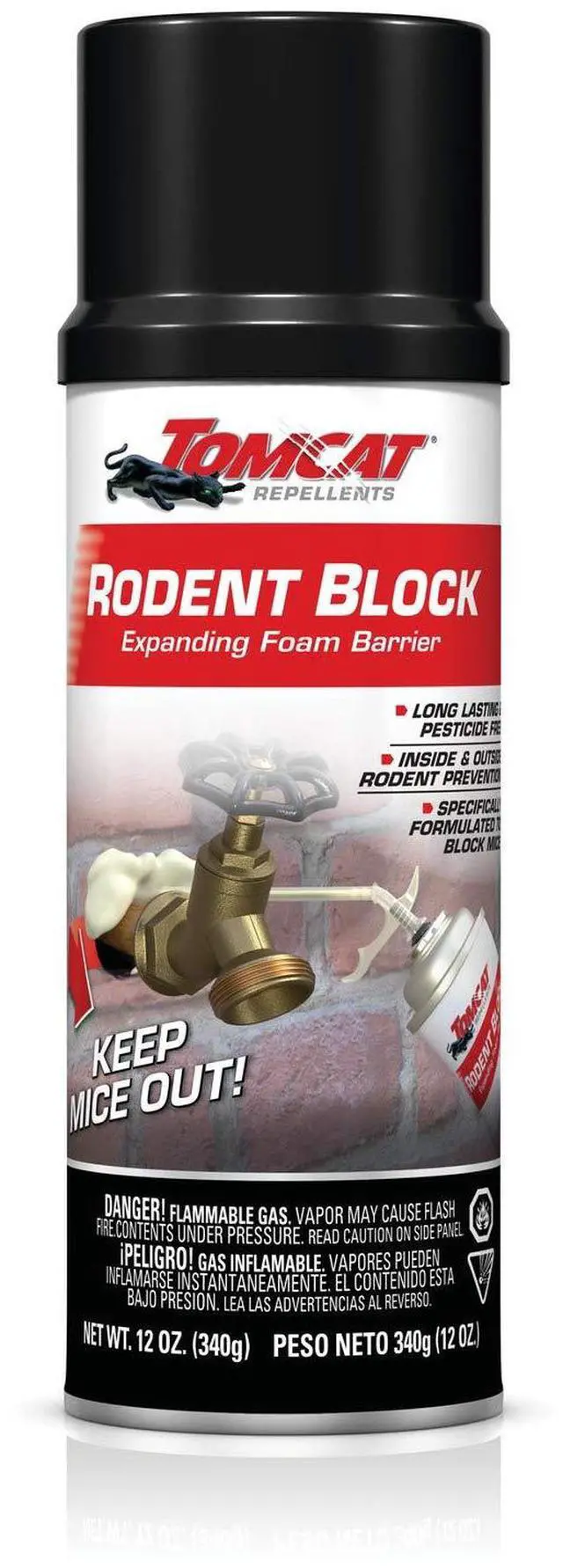 Main image of Rodent Block Expanding Foam Barrier, 12 oz.