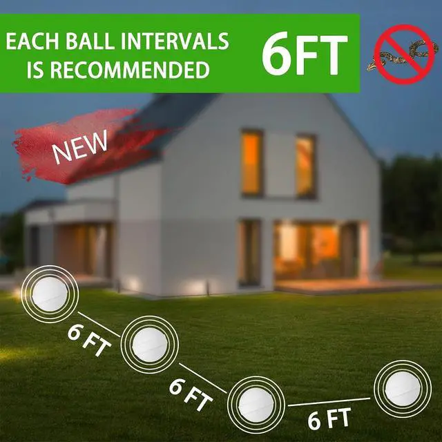 Alt view image 5 of 7 - 36 Pack Snake Repellent for Yard Powerful
