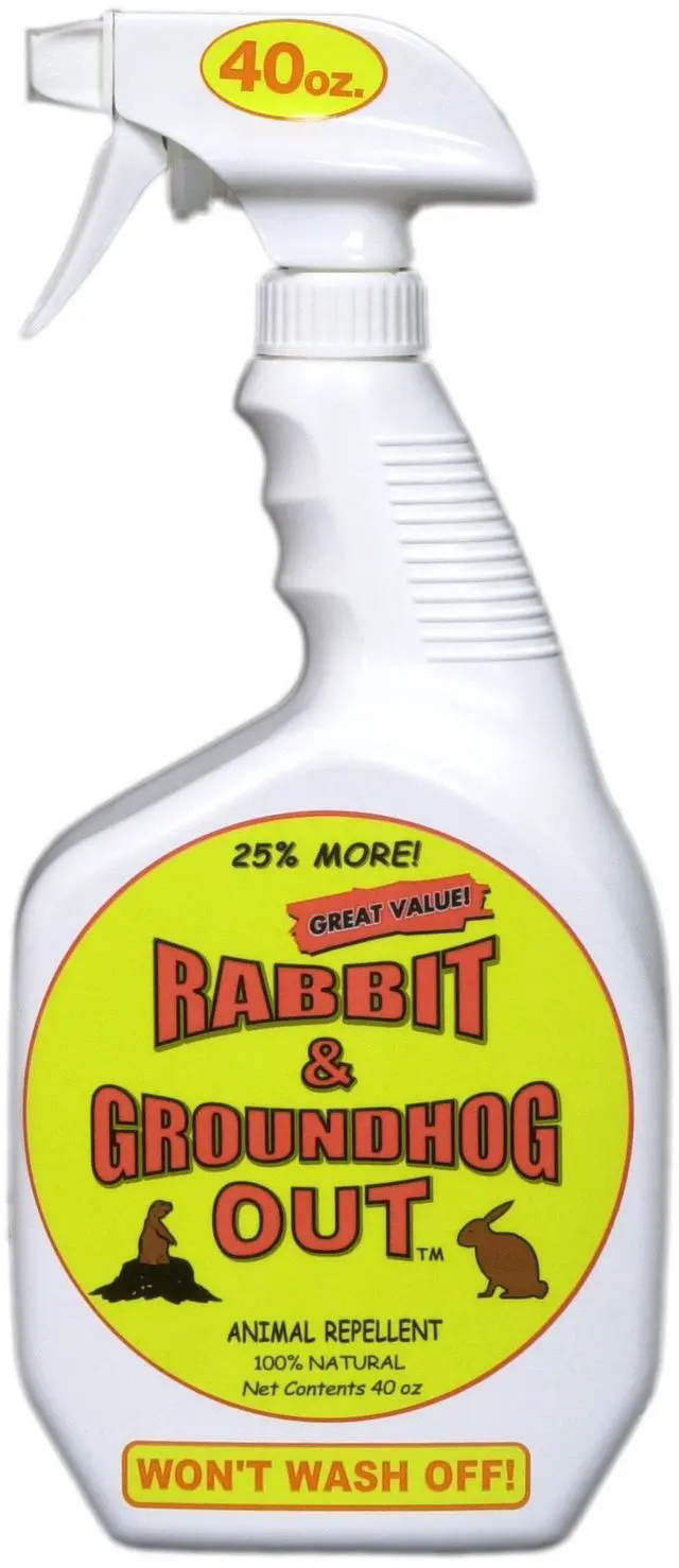 Main image of Rabbit & Groundhog Repellent: Rabbit Out 40oz Ready-to-Use