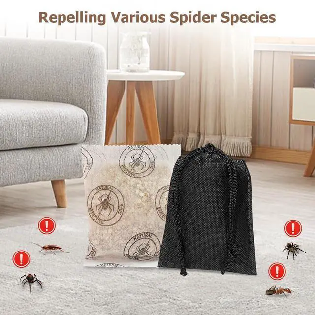 Alt view image 3 of 7 - Effective Spider Repellent for Indoor & Outdoor Pests Protection, Natural Spider Deterrent Indoor Use, Long-Lasting Spider Control for Home, Garage, Basement, and More, Safe & Easy to Use