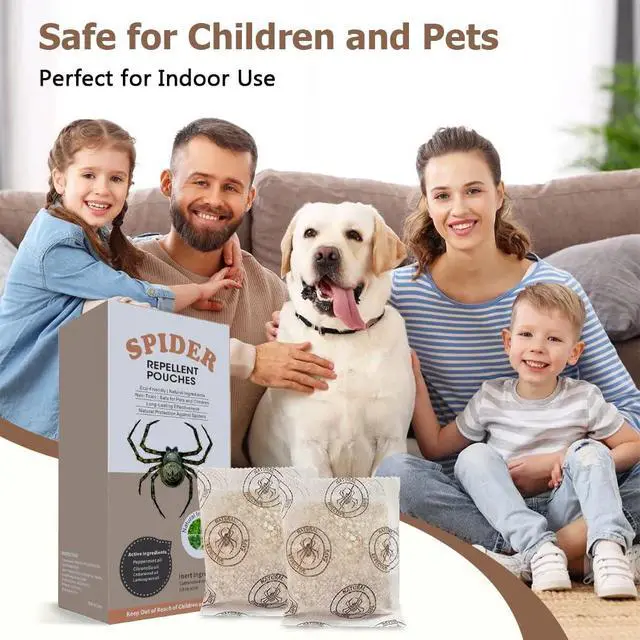Alt view image 6 of 7 - Effective Spider Repellent for Indoor & Outdoor Pests Protection, Natural Spider Deterrent Indoor Use, Long-Lasting Spider Control for Home, Garage, Basement, and More, Safe & Easy to Use