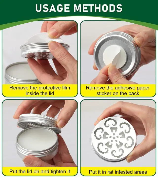 Alt view image 5 of 7 - Rodent Repellent for Car Engines,Mouse Repellent Peppermint Oil,4 Pack