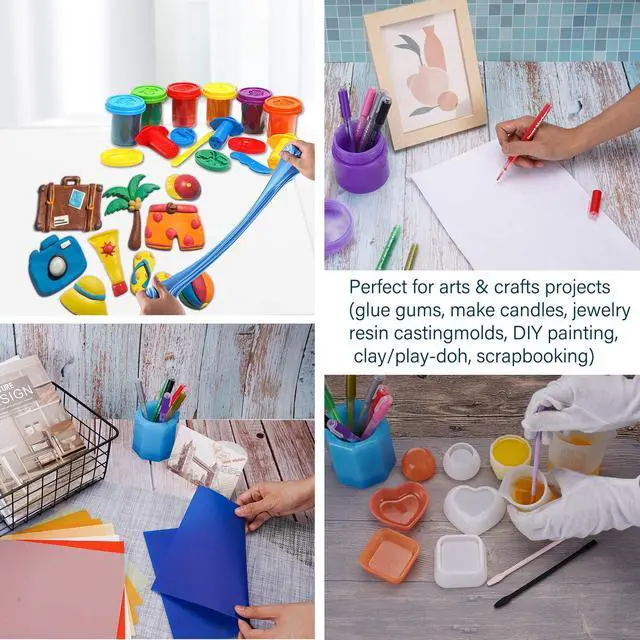 Alt view image 5 of 7 - Extra Large Transparent Silicone Mat, Countertop Protector, 25.2 x 17.7 inches Silicone Sheet for Crafts Resin Jewelry Casting Mat Pad Nonstick Table Placemat
