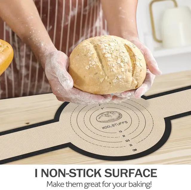 Alt view image 2 of 6 - Sourdough Silicone Bread Sling for Dutch Oven, 2 Pack