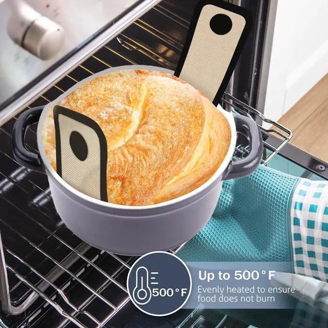 Alt view image 5 of 6 - Sourdough Silicone Bread Sling for Dutch Oven, 2 Pack