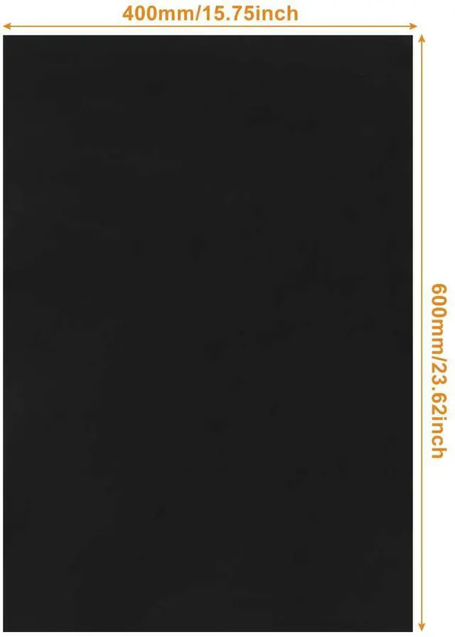 Alt view image 2 of 5 - Heavy Duty Teflon Oven Liner, 23.6"x15.7", Black