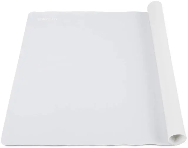 Main image of 24 X 20inch X-Large Reusable Silicone Table Mat Child Kids Dinner Placemat Desk Countertop Waterproof Protector Heat Insulation Kitchen Pastry Rolling Dough Pad Tool (Grey)