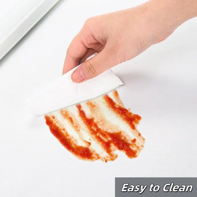 Alt view image 3 of 7 - 15.7 In x 8 FT Silicone Baking Mat Roll, Non-Stick Pastry Mat, Cut to Any Size, Heat Resistant Food Grade Silicone Dough Rolling Mat, Reusable Air Fryer Liner for Pie Crust, Pizza Cookies