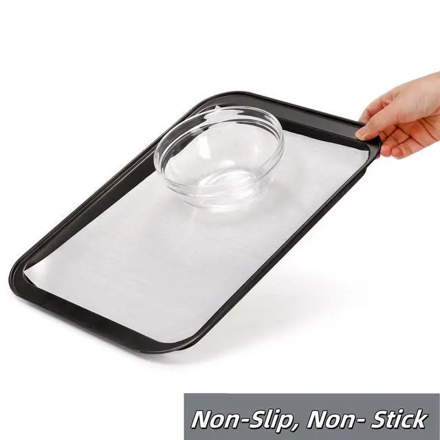 Alt view image 5 of 7 - 15.7 In x 8 FT Silicone Baking Mat Roll, Non-Stick Pastry Mat, Cut to Any Size, Heat Resistant Food Grade Silicone Dough Rolling Mat, Reusable Air Fryer Liner for Pie Crust, Pizza Cookies