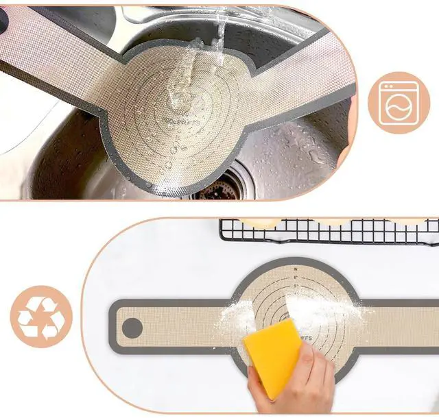 Alt view image 5 of 7 - Sourdough Silicone Bread Sling for Dutch Oven, 2 Pack
