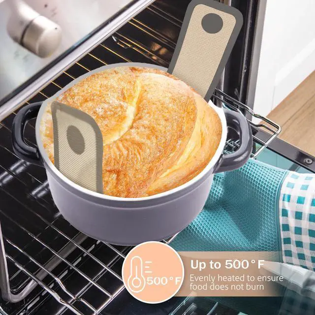 Alt view image 6 of 7 - Sourdough Silicone Bread Sling for Dutch Oven, 2 Pack