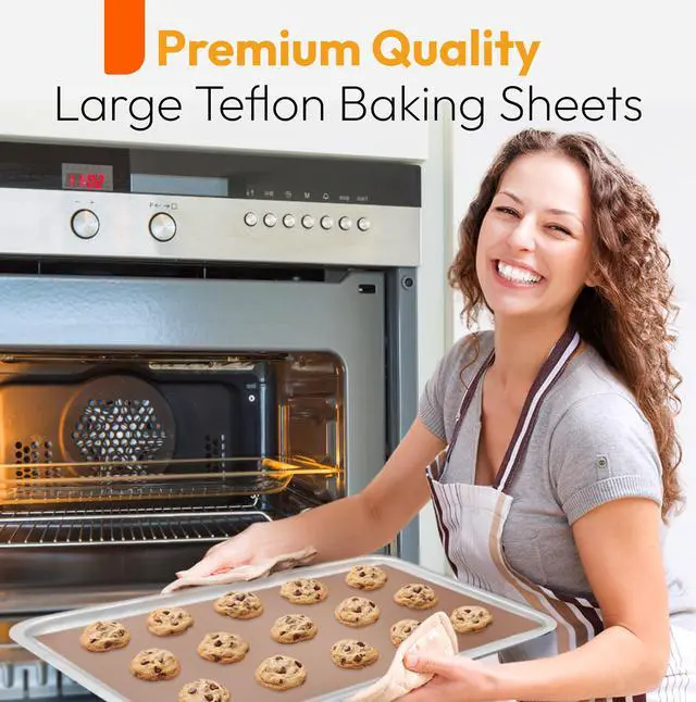 Alt view image 2 of 7 - Teflon Sheets for Heat Press Paper and Baking, Reusable PTFE Cover Sheet