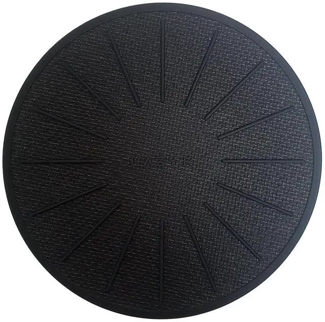 Main image of Induction Cooktop Mat - Silicone Fiberglass Scratch Protector - for Magnetic Stove - Non Slip Pads to Prevent Pots from Sliding During Cooking_ Black (6.2inches)