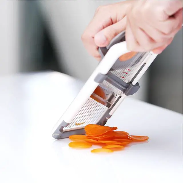 Alt view image 4 of 7 - Adjustable Handheld Mandoline Slicer for Kitchen, Ready to Use