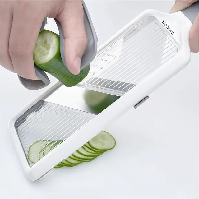 Alt view image 3 of 7 - Adjustable Handheld Mandoline Slicer for Kitchen, Ready to Use