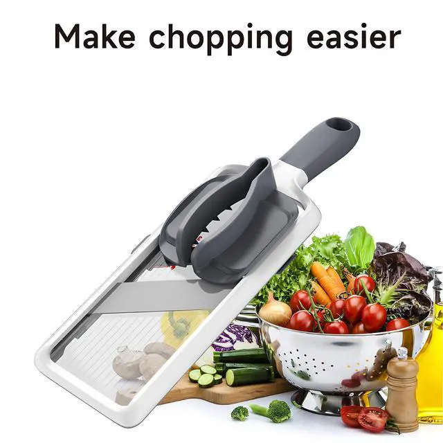 Alt view image 7 of 7 - Adjustable Handheld Mandoline Slicer for Kitchen, Ready to Use
