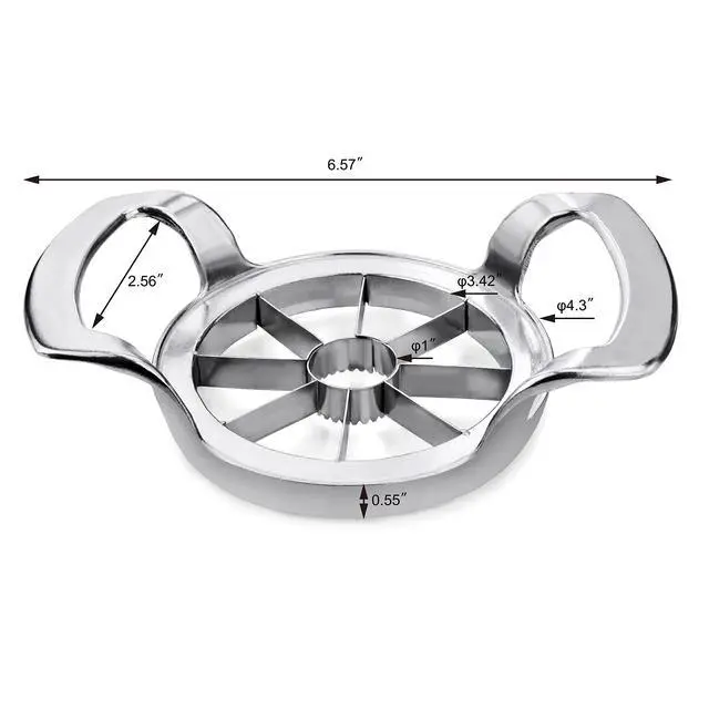 Alt view image 3 of 7 - Heavy Duty Commercial Apple Corer and Divider, Silver, Powder Coating