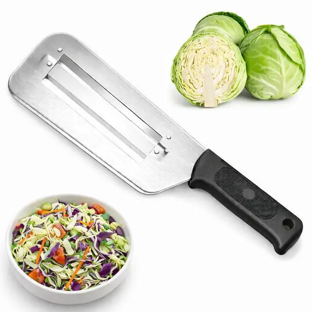 Main image of Cabbage Shredder Vegetable Slicer Cole Slaw Knife Lettuce Shredding Hand Held Peeler Stainless Steel Tool Veggie Cutter Cut Chopper Japanese Multifunctional Thickened Fruit Julienne