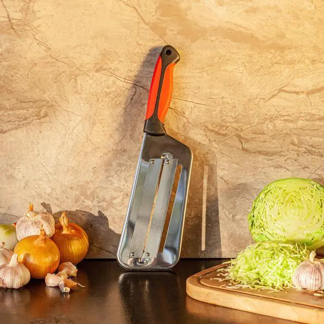 Alt view image 5 of 7 - Cabbage Shredder Lettuce Chopper Lettuce Shredder - Cabbage Slicer Shredder for Sauerkraut Cabbage Cutter Lettuce Cutter - Shraded Knife Sauerkraut Cutter Cabbage Cutting rallador de repollo