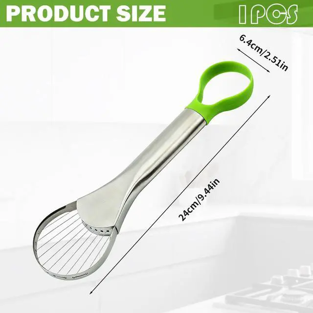 Alt view image 2 of 6 - 2-in-1 Avocado Slicer Pitter Cutter and Stainless Tool