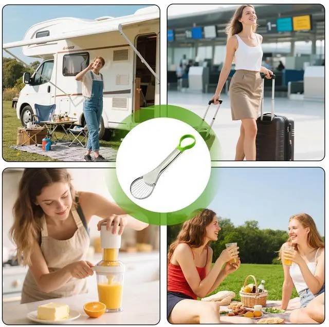 Alt view image 5 of 6 - 2-in-1 Avocado Slicer Pitter Cutter and Stainless Tool