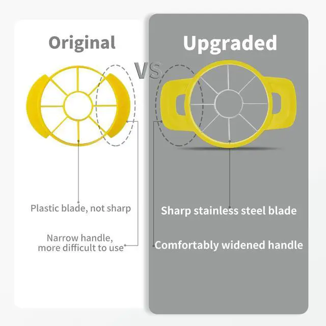 Alt view image 5 of 7 - Pineapple Corer Cutter, Stainless Steel Fruit Peeler Slicer - Upgraded, Reinforced Thicker Blade, Core Remover with Measure Mark, Kitchen Tool for Diced Pineapple Rings