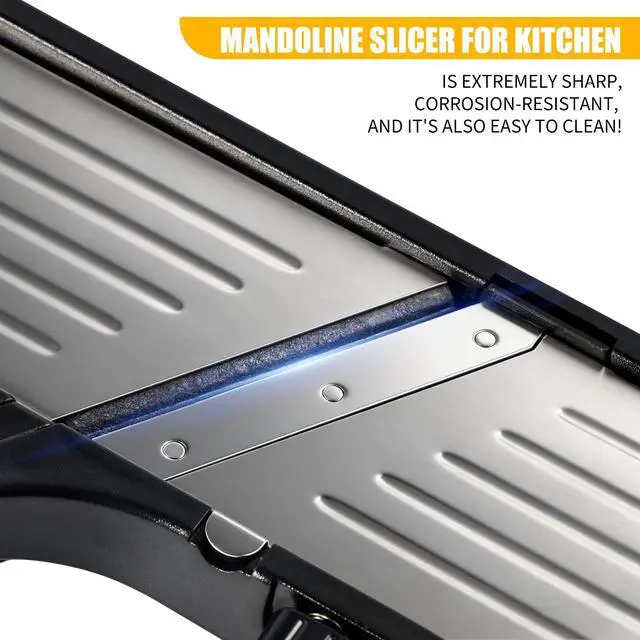 Alt view image 4 of 7 - Mandoline Slicer for Kitchen, 7-in-1 Adjustable Vegetable Slicer