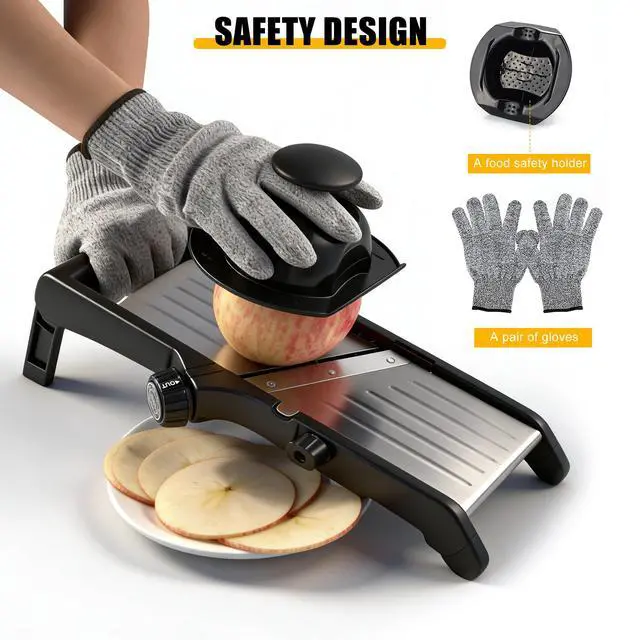 Alt view image 6 of 7 - Mandoline Slicer for Kitchen, 7-in-1 Adjustable Vegetable Slicer