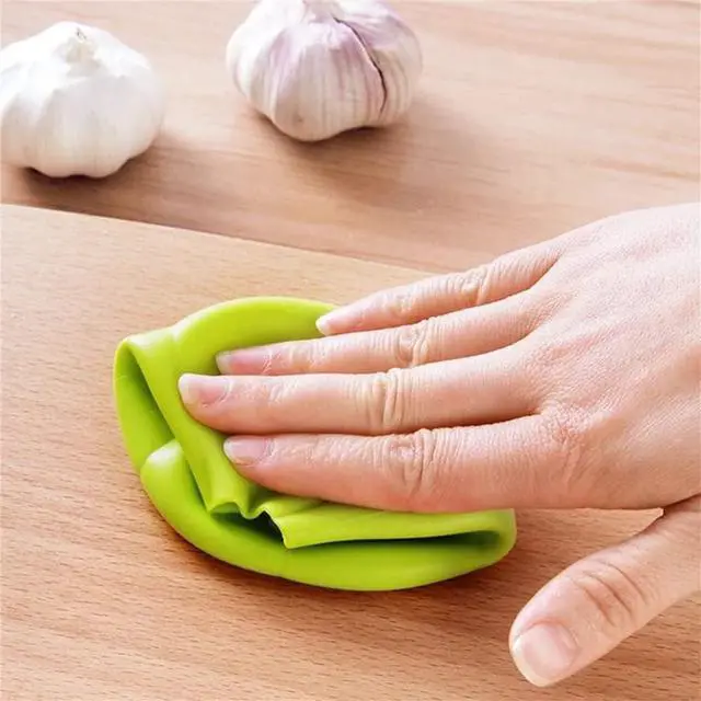 Alt view image 5 of 7 - Silicone Garlic Peeler Garlic Skin Remover Keeper Easy Quick to Peel2 PCS Garlic Cloves Automatic Garlic Skin Remover Keeper Garlic Roller Peeling funny kitchen tools