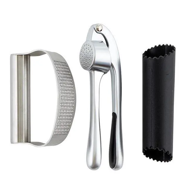 Alt view image 2 of 4 - Gift Set Kitchen Essentials Tool Kit Black and White Cardboard Book Gifts, 3-Pieces, Love Garlic