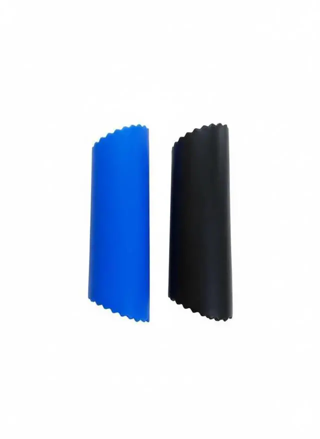 Main image of Garlic Peeler Set 2 Pack Silicone Tube Rollers (Blue & Black) | Quickly Peel Garlic Cloves Without Mess | Food-Grade, Odor-Free, Dishwasher Safe Kitchen Tool