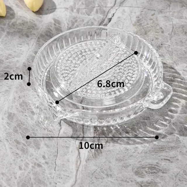 Alt view image 2 of 7 - Garlic Plate,Garlic Grater Plate Grating Plate Ginger Transparent Color