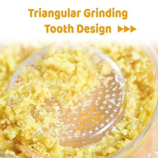 Alt view image 5 of 7 - Garlic Plate,Garlic Grater Plate Grating Plate Ginger Transparent Color