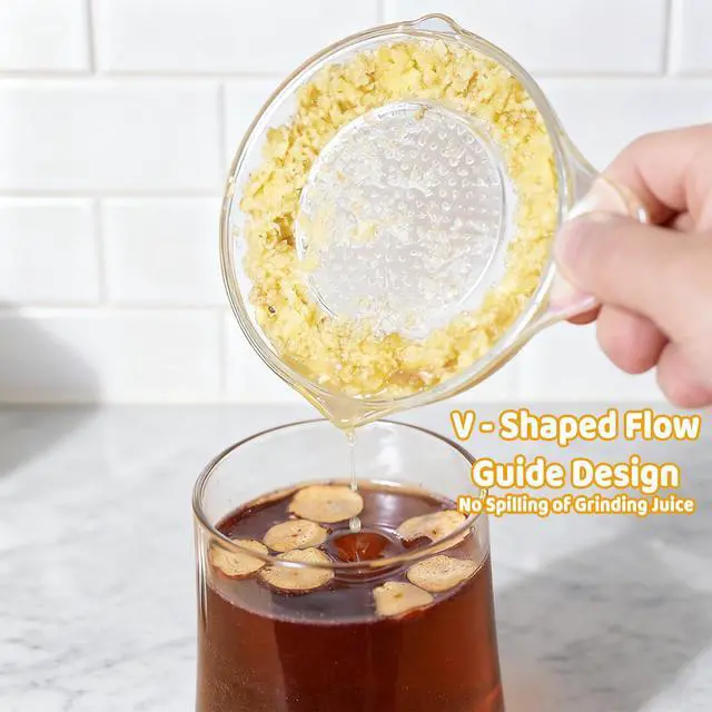 Alt view image 6 of 7 - Garlic Plate,Garlic Grater Plate Grating Plate Ginger Transparent Color