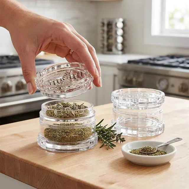 Alt view image 6 of 6 - Garlic Mincer, Garlic Twister Mincer, Manual Garlic Twister, Clear Hand Twist Garlic Grinder and Mincer, Multi-Function Tool for Garlic, Ginger, Herbs and Nuts, Easy to Clean Kitchen Gadget